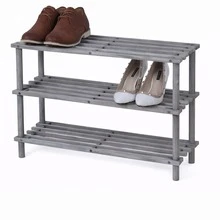 Nakloe - Shoe Racks - 2, 3 And 4 Tiers - Shoe Storage Racks - Entryway Shoe Rack - Shoe Storage Rack - Shoe Organizer - Xám - Xem 8