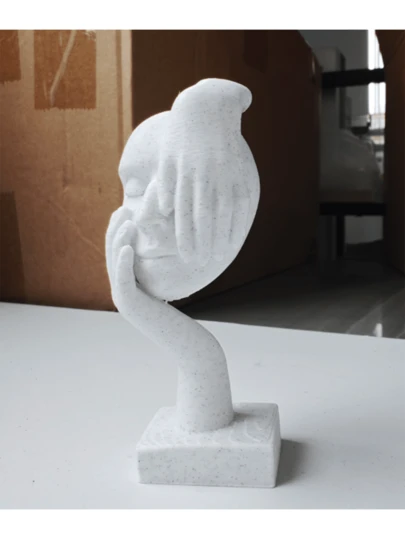 Tượng nghệ thuật trừu tượng vùng Bắc Âu, tượng nhỏ bằng đá cẩm thạch trắng và đen, trang trí bàn làm việc, phòng khách, phòng ngủ theo phong cách thẩm mỹ hiện đại, tượng điêu khắc khuôn mặt người suy tư trừu tượng, tượng nhỏ bằng nhựa màu trắng và đen, quà tặng trang trí nhà cửa nghệ thuật cho người yêu nghệ thuật và chủ nhà, tượng trang trí khuôn mặt trừu tượng tối giản, tượng điêu khắc trang trí bằng đá cẩm thạch trắng và đen, điểm nhấn trang trí nhà cửa phong cách cho bàn làm việc, giá sách, lối vào.
