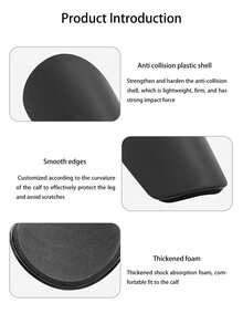 2件装儿童/成人足球护腿板，专业比赛防护装备，透气内衬，适合青少年足球训练 - 彩色 - 查看 4