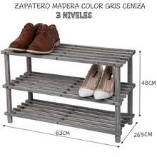 Nakloe - Shoe Racks - 2, 3 And 4 Tiers - Shoe Storage Racks - Entryway Shoe Rack - Shoe Storage Rack - Shoe Organizer - Xám - Xem 2