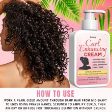 AURANY Kem dưỡng tóc xoăn 200g - Tăng cường và dưỡng ẩm cho tóc xoăn, dầu xả tạo kiểu nuôi dưỡng phù hợp với mọi loại tóc, dùng được cho cả nam và nữ. - Kem - Xem 7