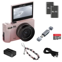 5K UHD & 75MP Digital Camera - Wifi Vlogging Camera, 18X Zoom, 3" 180° Flip Screen, Auto Focus & Anti-Shake, Compact Travel Camera For Live Streaming, 32GB SD Card & 1150mAh Battery, Suitable For Beginner Photography With Adjustable Settings - View 12