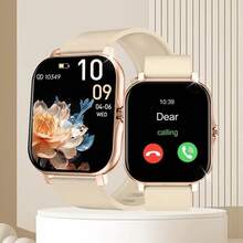 Couple Smartwatch, 1.83-Inch Multifunctional Sports Smartwatch, Featuring Wireless Calling/Music, Message Notifications, Pedometer, Sedentary Reminders, And Multiple Watch Face Wallpapers. Suitable For Both Men And Women, Compatible With Android And IOS. Perfect As A New Year Gift. - 彩色 - 查看 2