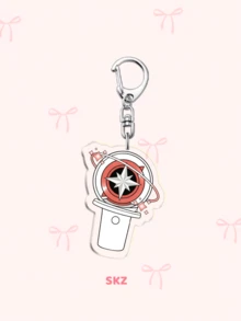 1个亚克力K-Pop应援棒钥匙扣 | 迷你粉丝应援棒钥匙扣 | B/T/S SEVEN-TEEN/StrayK-Ids/TWICE/A-TEEZ/TXT/ 收藏礼物 | 送给K-Pop粉丝的完美礼物，方便携带的收藏品，K-Pop应援棒钥匙扣，礼物，MOA钥匙扣，Carat周边，Stay饰品，TWICE ONCE礼物，应援棒，K-Pop钥匙扣，ARMY收藏品，K-Pop迷你应援棒。 - 彩色 - 查看 7