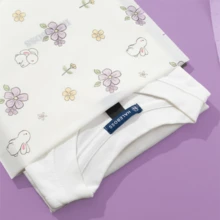100个/包 节日派对礼品包装袋，服装装饰包装袋，高端自封平口袋，兔子和花朵图案包装袋，适用于节日、婚礼、派对礼品包装 - 包裝袋 - 查看 2