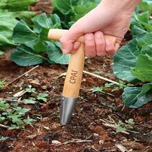 Dụng cụ làm vườn bằng thép không gỉ dùng để trồng cây, đục lỗ đất, cấy cây con, dụng cụ trồng cây trong vườn nhà. - A - Xem 9