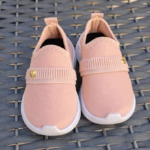 Girls' Easy-To-Wear Sneakers For Back To School - 淺粉色 - 查看 4