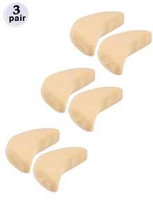 6/3/2/1 Pair Breathable, Soft Sponge Forefoot Pads For High Heels - Odor-Eliminating, Sweat-Absorbing, And Forefoot Pain-Relieving - Multicolor - View 10