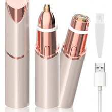 Women's Electric Hair Removal Device - Painless USB Rechargeable Epilator With LED Light, Portable, Suitable For Face, Lips, Legs, Eyebrows Hair Removal, Women's Holiday Gift - Multicolor - View 13