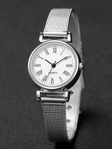 新款奢华女士石英表，时尚休闲风格，送给女性的礼物，母亲节送给妈妈的礼物 - 彩色 - 查看 6