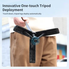 VRIG TP35 Portable Extendable Tripod 5.3'' To 12'' One-Button Open Camera Mount Compatible With Ace Pro And All Action Cameras - View 8