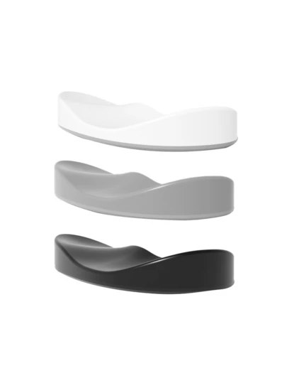 Apoio de pulso ergonômico em silicone para escritório, antiderrapante, fofo, para teclado e mouse, almofada universal e confortável para as mãos.