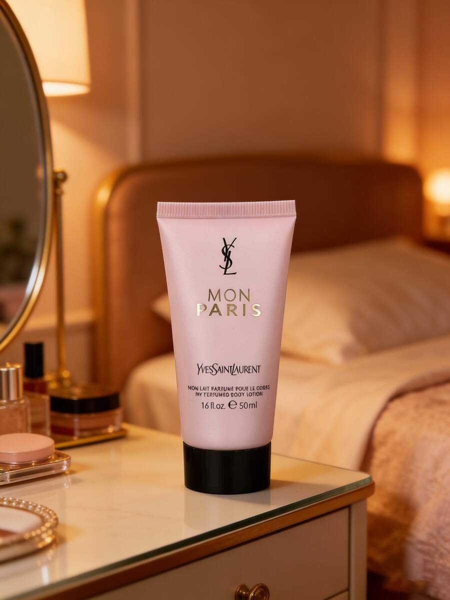 Yves Saint Laurent 伊夫·圣罗兰 MON PARIS 香氛身体乳 - 果香花香，滋润保湿，持久留香，温和滋养肌肤，50毫升/1.6液盎司 - 反轉巴黎身體乳 - 查看 1