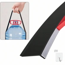 1条4.5/5.5厘米宽防水窗户密封条，推拉窗防雨隔热密封条，阳台隔热防风密封条 - 黑色 - 查看 6