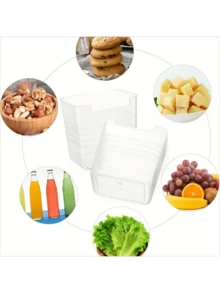 Bộ 1/3/6 túi đựng thực phẩm và trái cây tiện dụng, giúp tủ lạnh luôn gọn gàng, 4 hộp đựng rau mùi/hành lá, hộp đựng chuối dùng khi đi du lịch, hộp giữ tươi thực phẩm trong tủ lạnh, hộp đựng mì/trứng dày, phụ kiện nhà bếp, đồ dùng cần thiết khi đi du lịch, thích hợp làm quà tặng cho gia đình và bạn bè, hoàn hảo cho sinh nhật, kỷ niệm, Ngày Nhà giáo, lễ tốt nghiệp, tựu trường, Lễ Tạ ơn. - Nhiều màu - Xem 6