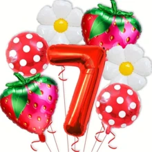 极简主义粉彩一周岁生日气球花环套装，波西米亚彩虹数字气球，生日庆祝佳节 - 如圖 - 查看 20