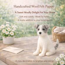 1Set Animal Needle Felting Kit, Felting Kits For Beginners Adult With Step-By-Step Tutorials, Dog DIY Felting Kit, Cute Funny Home Decorative Ornaments, Birthday Valentine's Day And Easter Novelty Gifts - Gallo Dog - View 4