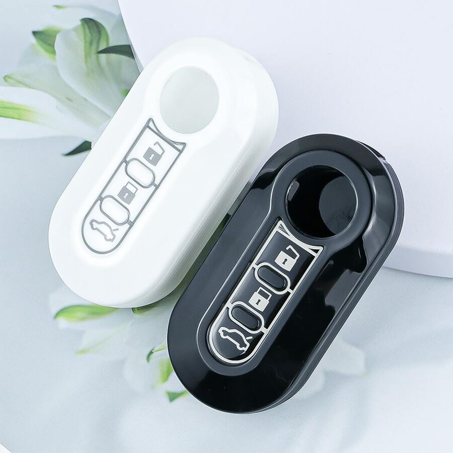 1 chiếc ốp bảo vệ chìa khóa xe hơi bằng TPU mềm, phù hợp với các dòng xe Fiat 500, Baoye, Bravo, Iveco, Olsen.