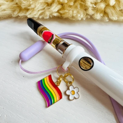 1 pieza Muñequera con dije para dispositivos de vapeo, soporte anti-pérdida, ideas para regalos, viaje