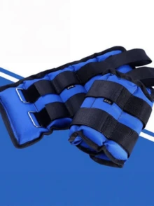 2pcs Strength Training Wrist Ankle Weights Sandbags 1-6KG Specifications Optional Training Sandbags - Blue - View 6