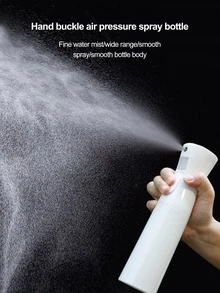 200ml/300ml Continuous Spray Bottle, Alcohol Bottle, Salon Hair Styling Tool Mist Spray Bottle - White - View 1