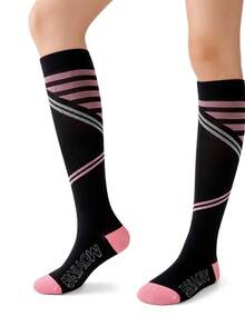 1 đôi ống bó bắp chân màu đen, kiểu dáng ôm sát, dùng khi chạy bộ. - Nhiều màu - Xem 3