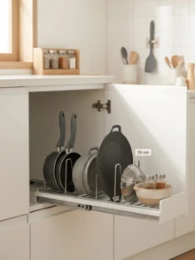 Sartenes Antiadherente, Sartén Redonda para Barbacoa al Aire Uso en Estufas de Inducción y Cocina de Gas un Utensilio de Cocina Portátil y Multiusos para una Alimentación Más Sana en Casa o en un Día de Campo, Ofrece Limpieza Cómoda y Gran Durabilidad, su Mango está Pensado para Colgarla y Liberar Espacio. - Ver 3