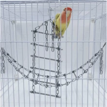 不锈钢鸟梯，鹦鹉攀爬梯，耐啃咬训练秋千玩具 - 不銹鋼梯子 - 查看 8