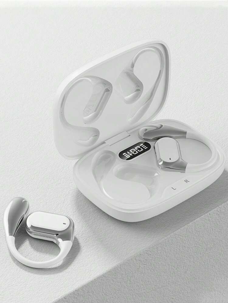 Wireless Earphones, Wireless Hanging Earphones, LED Display Function, Long Battery Life. Digital Display Wireless Ear Hook Is A Great Gift Choice. - View 15