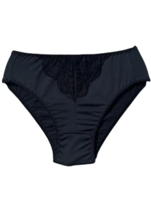 Kit 4 Calcinha Feminina Senhora Calçola Com Renda Microfibra Idosa Moda Íntima Lingerie Conforto - Multicolorido - Visão 5