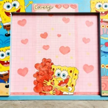SpongeBob SquarePants Bộ 4/1 cuốn giấy ghi chú dài hình SquarePants và Pada Star, không dính, hình hoạt hình dễ thương, thích hợp làm sổ tay học sinh, đồ dùng sinh nhật, phần thưởng trong lớp học, quà tặng mùa tựu trường, quà tặng nhét vào túi quà dự tiệc, quà Eid Al Fitr, quà Ngày của Mẹ, quà tặng mùa cưới, quà tặng hoàn hảo cho các bữa tiệc và ngày lễ (Kiểu ngẫu nhiên) - Nhiều màu - Xem 5