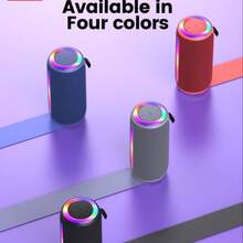 Bocina Tws Portátil Recargable Estéreo Con Bluetooth Boc14 - Multicolor - Ver 5