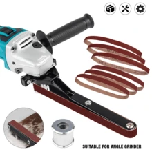 角磨机砂带机适配器 - 用于磨削、抛光和修整的转换工具，纤维背衬，无需电源，改装附件 - 彩色 - 查看 2