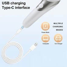 Máy tẩy tế bào chết điện sạc lại - Dụng cụ chăm sóc chân dùng nguồn USB với đầu mài thay thế, động cơ mạnh mẽ, phù hợp cho da chết, da chai sần, da nứt nẻ và khô, thiết kế vàng bạc trang nhã - Máy mài chân điện chuyên nghiệp, giúp tạo đôi chân mịn màng, kiểu dáng thời trang, cấu trúc bền chắc, phụ kiện đa chức năng, món quà tuyệt vời nhất cho việc chăm sóc chân. - nhiều màu - Xem 11