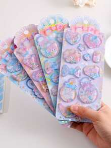 Cute Cartoon 3D Animal Stickers, Suitable For Sticker Books, DIY Decorative Crafts, Great For Decorating Phone Cases, Laptops, Desktops, Notebooks, Planners, Mugs And More - Multicolor - View 14