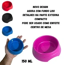 Kit 4 Cat Feeders, Plastic Pet Food And Water Bowl - 紅色 - 查看 3