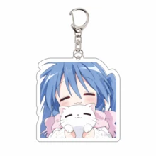 幸运星动漫泉此方双面分层亚克力钥匙扣系列可爱卡通钥匙扣包包配件手机挂件汽车装饰品。 - 彩色 - 查看 24