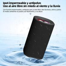 Nebro Bocinas Portátil Bluetooth 5.3 Rgb Estereo Altavoz 20w Negro - Negro - Ver 2