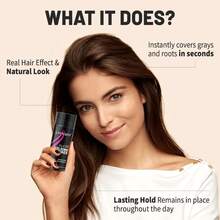 27.5g Hair Thickening Fiber Powder, Instantly Thickens Sparse & Thinning Areas, Covers Bald Spots & Hairline, Long-Lasting Styling All Day, Adds Volume, Suitable For Men & Women - Rose Red - View 6