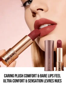 Lancôme Son môi Lancome L'Absolu Rouge Intimatte #274 Đỏ Trà Pháp (Cỡ lớn 3.4g, cỡ nhỏ 1.5g), chất son lì mềm mịn, dưỡng ẩm lâu trôi, công thức mượt mà như nhung, vỏ ngoài màu vàng sang trọng, món quà lý tưởng cho phái nữ nhân dịp sinh nhật, Lễ Tình nhân, Giáng sinh, kỷ niệm, phù hợp cho phụ nữ và những người yêu thích trang điểm, tuyệt vời cho những buổi hẹn hò và sử dụng hàng ngày, dễ dàng sử dụng cho người mới bắt đầu. - Lancome274 - Xem 3