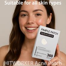 360片水基凝胶祛痘贴，有效遮盖痘痘和瑕疵，提供快速温和的护肤效果，是馈赠佳品。 - 彩色 - 查看 2