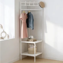 1pc Multi-Functional Corner Coat Rack, Sturdy Metal Frame, Suitable For Bedroom, Closet And Living Room, Bedding Storage, Space-Saving Corner Design, Durable Storage Rack, Effectively Utilize Idle Corner Space, Easy Installation, Minimalist Design - View 10