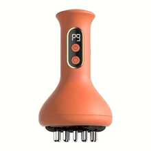 Lymphatic Massage Device & Anti-Fatigue Smart Tool, Comfortable Experience, Back Massager, Lymphatic Massager, Deep Tissue Massage, Smart Massage Tool, Portable USB Rechargeable Home Back & Waist Scraping Massage Device, Holiday Gift Massager With Modern Aesthetics, Durable Structure, Perfect Gift - Brown - View 13