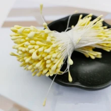 100支/包 2毫米人造花蕊，家居花艺装饰，手工仿真花粉，珍珠粉，适用于圣诞节、婚礼花艺布置、剪贴簿和婚礼装饰 - 彩色 - 查看 23