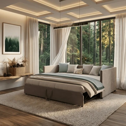 Sofá cama extensible de 90/180 x 200 cm, cama tapizada en terciopelo con somier de láminas, diván, cama multifuncional, cama para invitados, sofá cama doble para salón, habitación infantil, dormitorio, color gris.