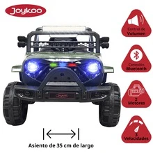 Joykoo Camioneta Montable Electrica para Niños Control Remoto 12v - Verde - Ver 3
