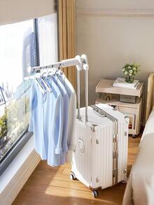 Retractable Portable Clothes Drying Rack For Home And Travel Use, Compact Foldable Laundry Drying Stand, Space-Saving Garment Rack For Indoor And Outdoor, Lightweight Hanging Clothes Organizer, Quick-Dry Apparel Hanger System - Multicolor - View 8