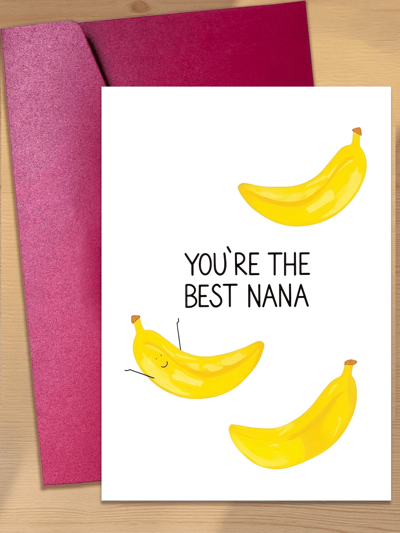 1 Greeting Card For Grandma - Funny & Creative "You Are The Best Grandma" Card With Envelope - Style a - View 1