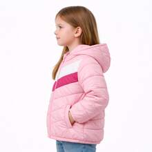 Premium Waterproof Children's Puffer Jacket - Pink - View 5