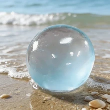 Cool Touch Squishy Maltose Ball Stress Relief Toy For Teens Calming Anxiety Focus Relaxation Soft Sensory Fidget Toy For Emotional Relief And Fun Playtime - 藍色 - 查看 3